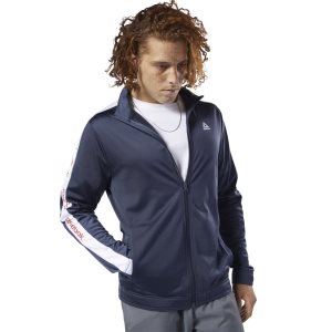 Reebok Training Essentials Linear Logo Track Jacke Herren - Navy - DE 532-CLV